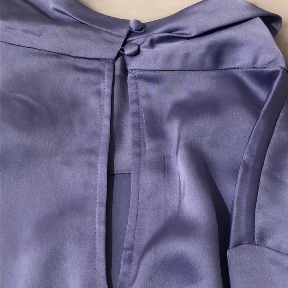 Banana Republic lavender 👚 blouse. Size L tall. NWT⚠️FIRM⚠️ - Picture 6 of 7
